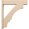 Ekena Millwork 8-in W x 38-in D x 42-in H Balboa Block Rough Cedar Woodgrain TimberThane Outlooker, Primed Tan OUTUR080X38X42BOA44RCPR - alternate 4